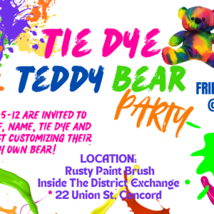 Tie Dye Teddy Bear