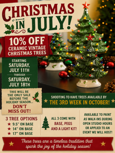 Ceramic Christmas Tree Pre-Order
