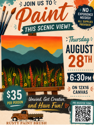 Mountain Sunset - Friday, August 28th @ 6:30pm