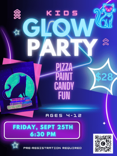 Kids GLOW Night - Black Cat