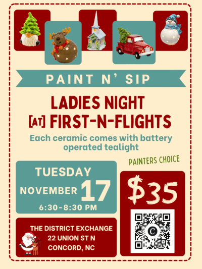 Ladies Paint n' Sip @ First-N-Flights